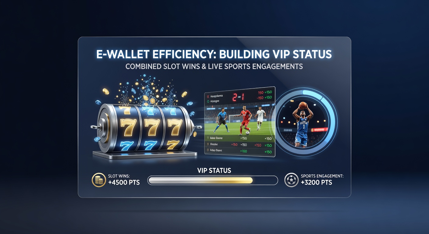 E-wallet interface showing seamless transfers between slot games and live sports betting platforms