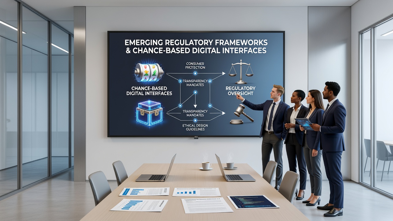 Digital prediction market dashboard showing event outcomes connected to regulatory compliance tools