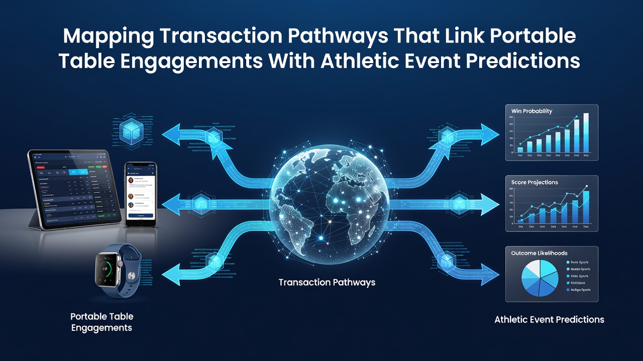 Flowchart showing funding sources feeding into mobile table games and sports prediction accounts with transaction arrows
