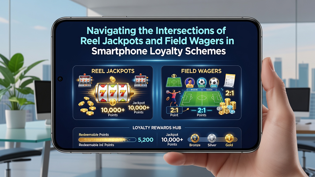 Dashboard view of combined loyalty points from slots and sports bets on a smartphone screen