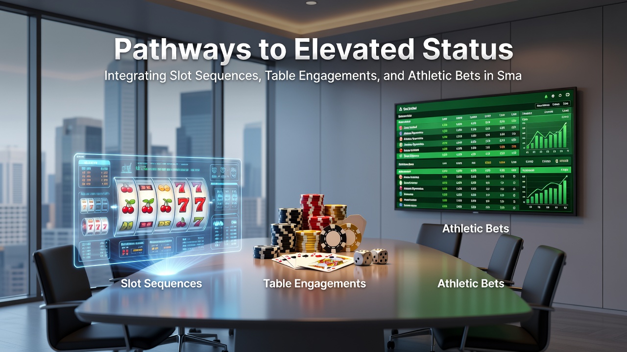 Close-up of smartphone screen displaying loyalty tier progress, point totals from slots, tables, and sports bets merged into one dashboard