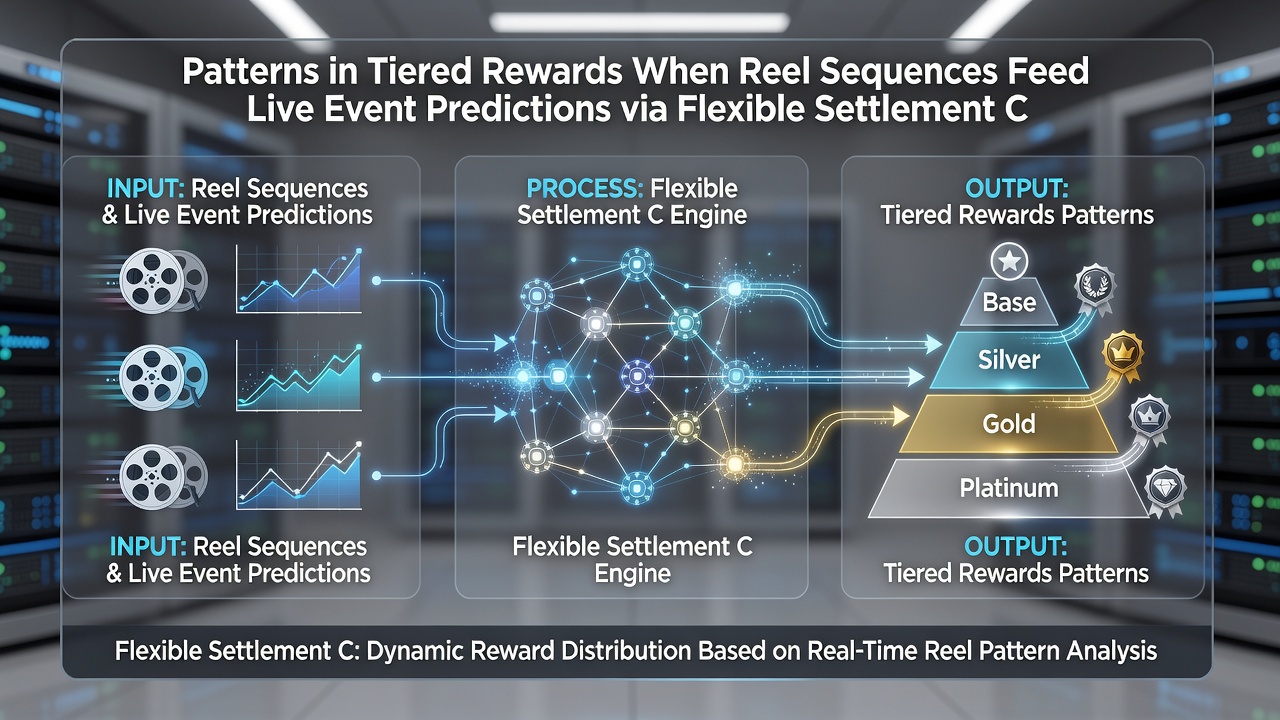 Analytics dashboard illustrating tier progression curves from reel sequences feeding live event predictions